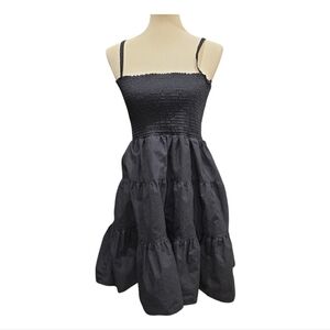 Steve Madden Adjustable Halter Tiered Dress